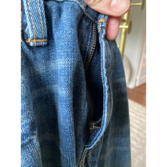 Vintage American Eagle Original Straight Jeans 29x30 Classic Blue Wash Denim Y2K - Picture 5 of 9